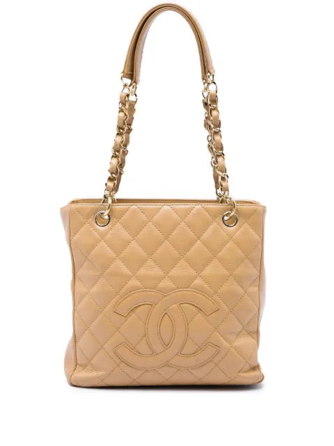 CHANEL Pre-Owned 2005-2006 Caviar Petite Shopping tote bag
