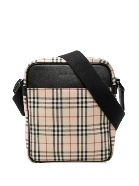 Burberry Pre-Owned 2000-2017 House Check Canvas crossbody bag