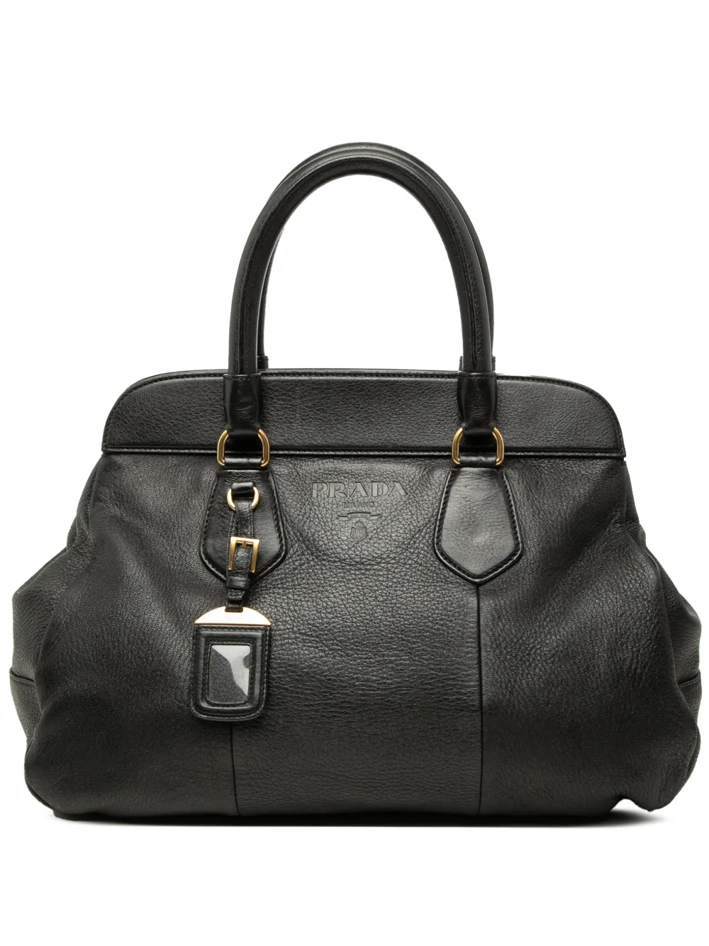 Prada Pre-Owned 2010-2026 Vitello Daino handbag - Nero