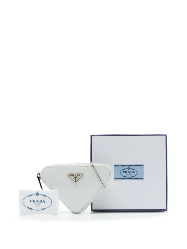 Prada Pre-Owned 2013-2026 ミニ ブラッシュドレザートライアングル