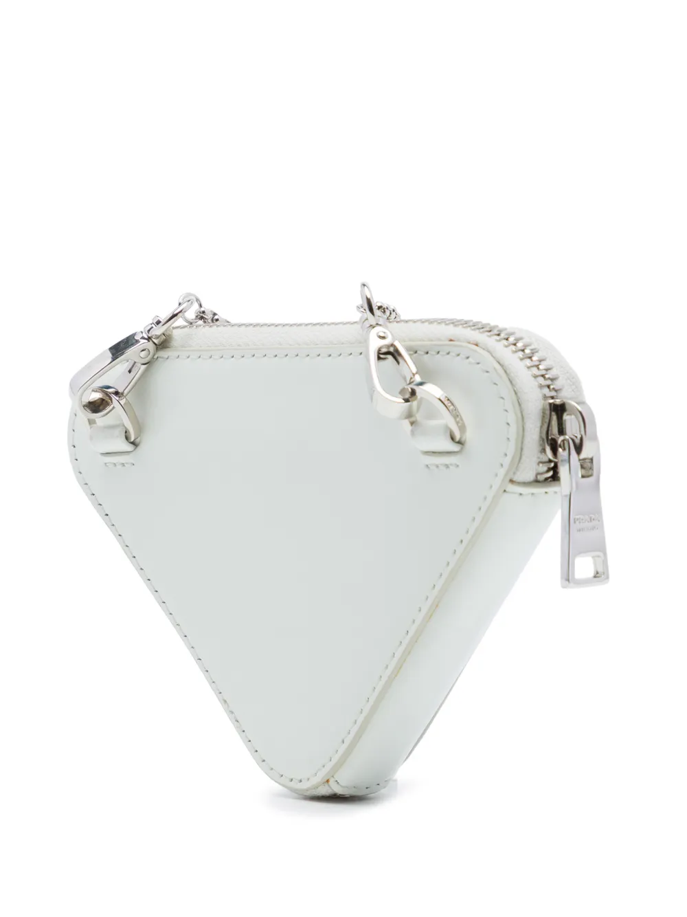 Prada Pre-Owned 2013-2026 ミニ ブラッシュドレザートライアングル