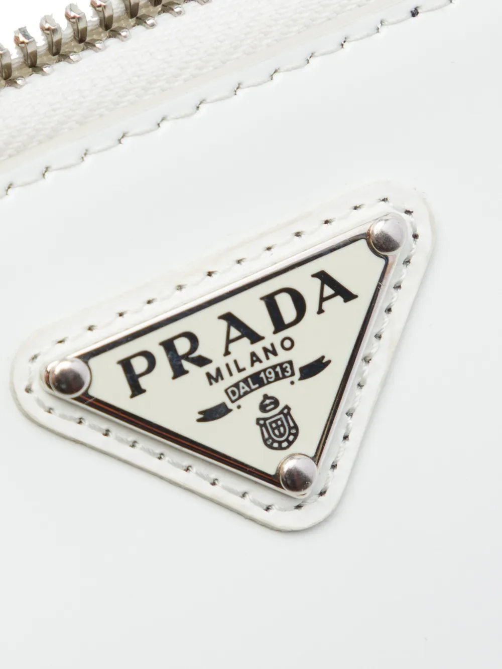 Prada Pre-Owned 2013-2026 ミニ ブラッシュドレザートライアングル