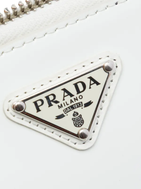 Prada Pre-Owned 2013-2026 ミニ ブラッシュドレザートライアングル