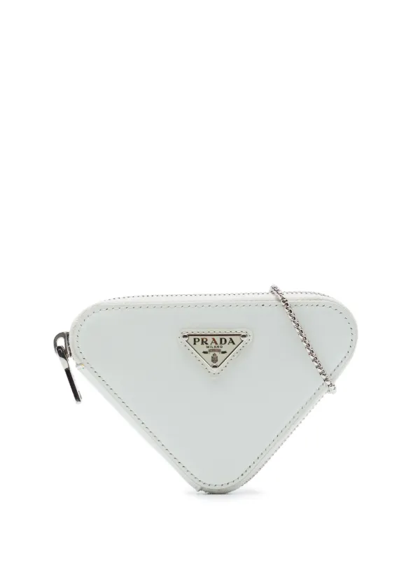 Prada Pre-Owned 2013-2026 ミニ ブラッシュドレザートライアングル