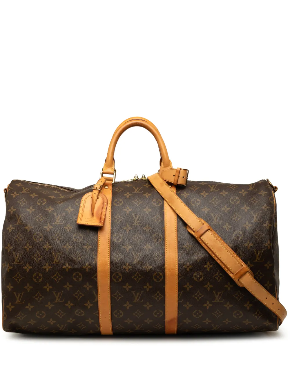 Louis Vuitton Pre-Owned 2005 Monogram Keepall Bandouliere Reisetasche 55cm - Braun