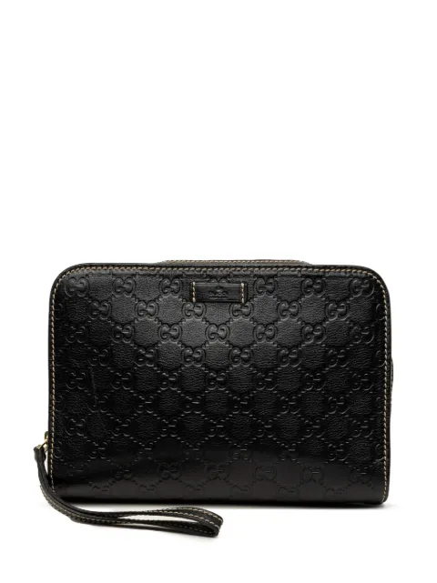 Gucci Pre-Owned 2000-2015 Guccissima clutch bag