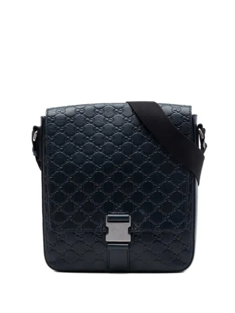 Gucci Pre-Owned 2016-2026 Guccissima Flap Messenger Bag crossbody bag