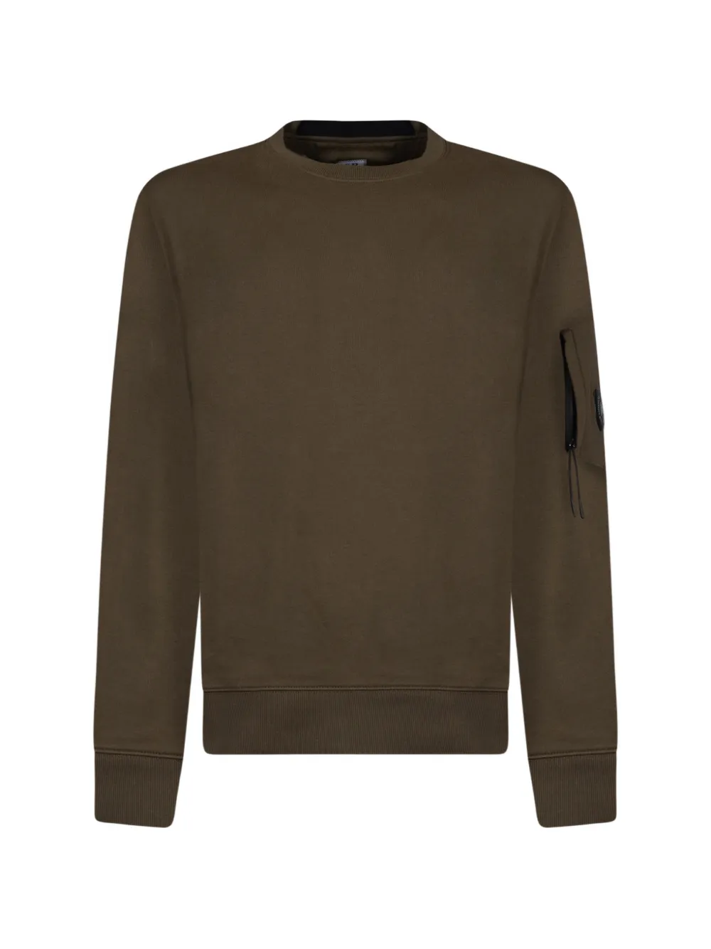 C.P. Company lens-detail crew-neck sweater - Marrone