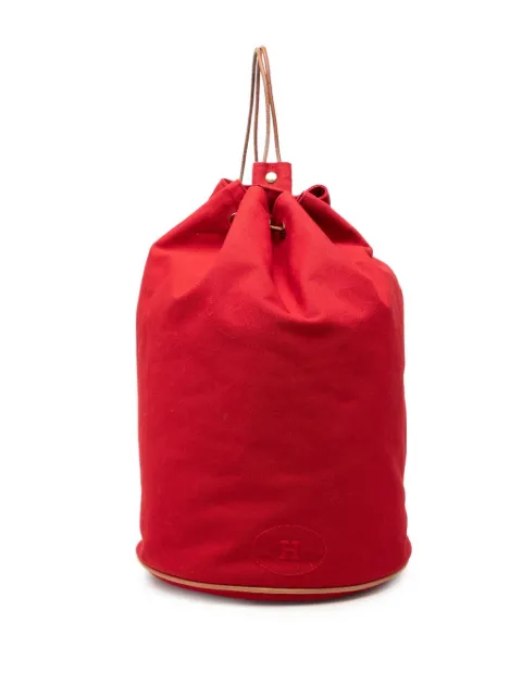 Hermès Pre-Owned 20th Century Toile Polochon Mimile backpack