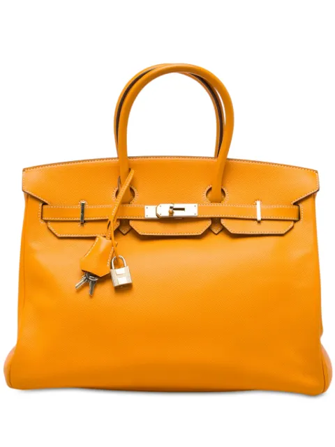 Hermès Pre-Owned bolsa de mano Candy Birkin Retourne 35 de piel Epsom 1997-2014