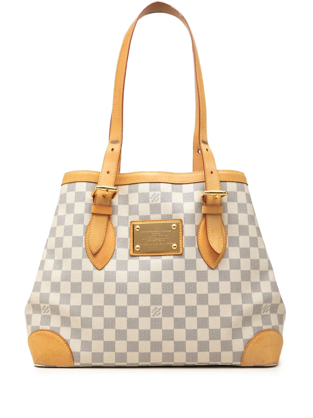 Louis Vuitton Pre-Owned 2012 Damier Azur Hampstead MM Tote Bag - Weiß