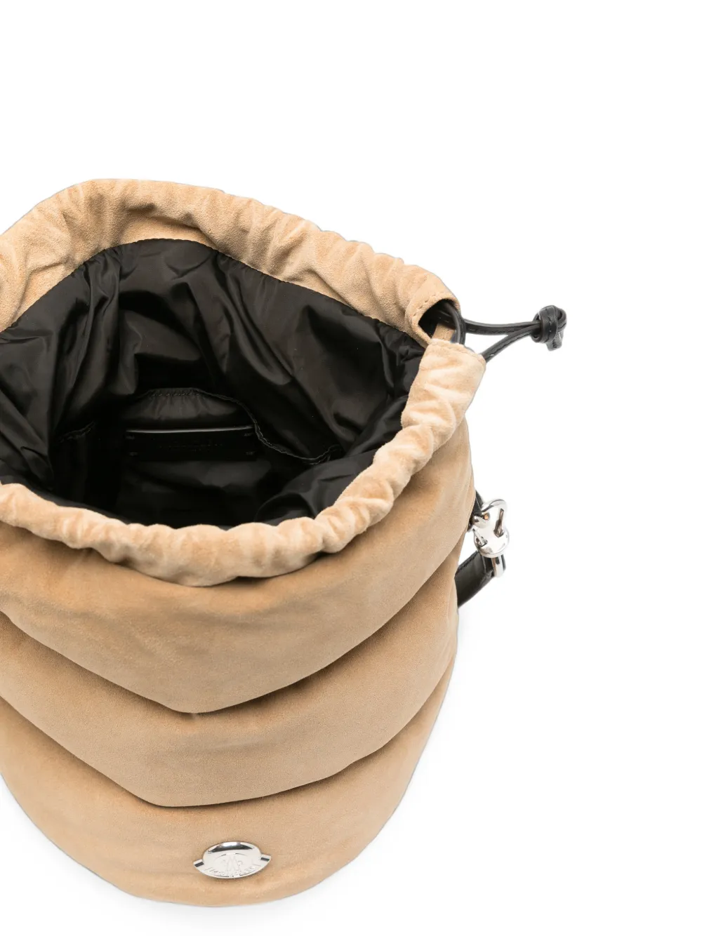 Moncler Caradoc gewatteerde bucket-tas Beige