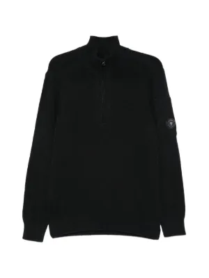 Stone Island Ribbed zip-neck Sweater | Blue | FARFETCH Stone Island Ribbed zip-neck Sweater | Blue | FARFETCH