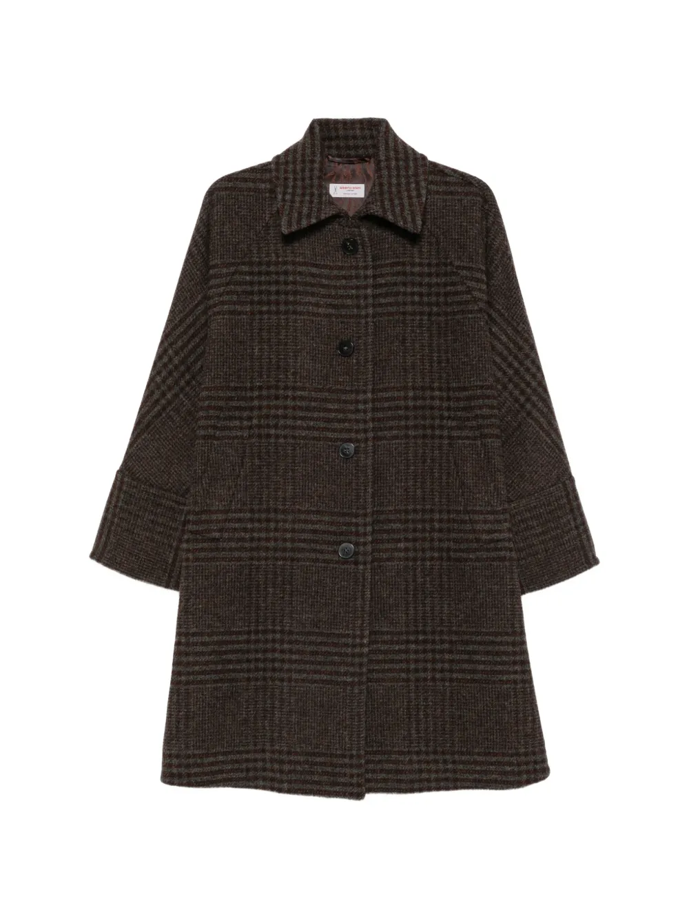 Alberto Biani check-pattern coat