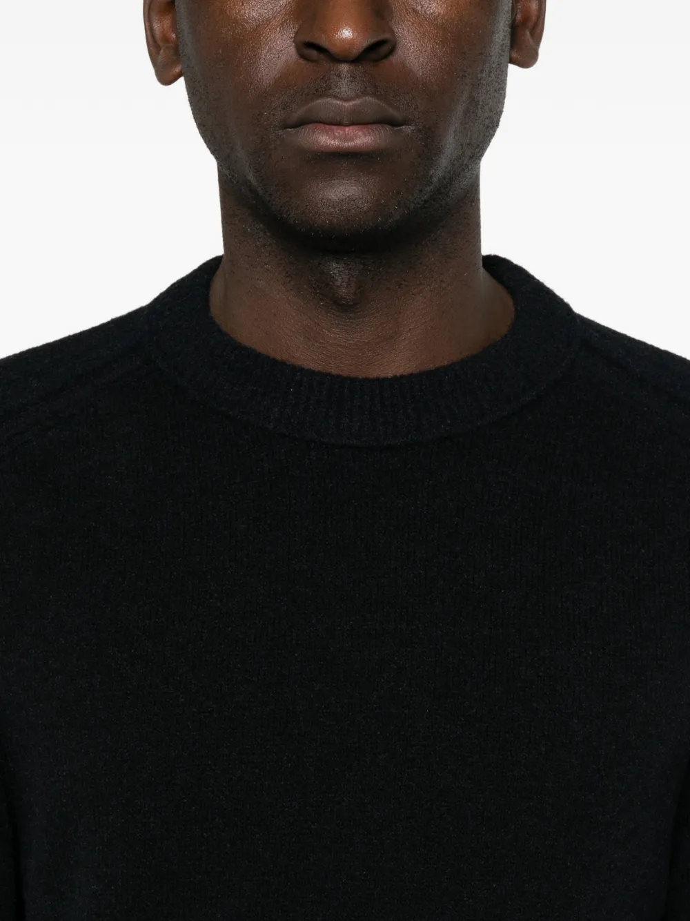 C.P. Company Trui met raglan mouwen en Lens-detail Zwart