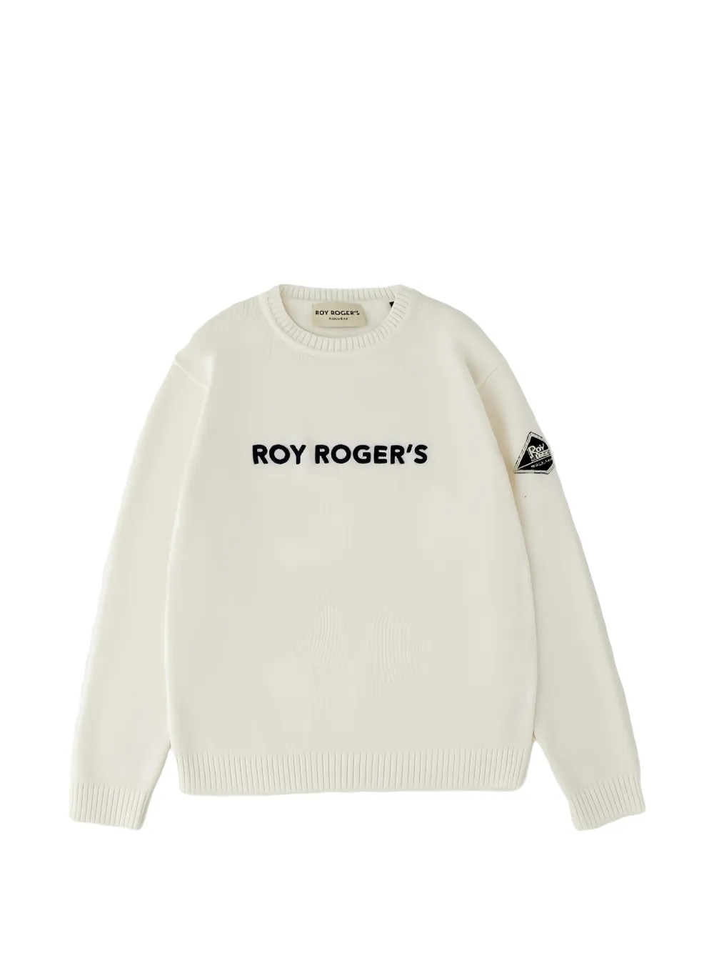 Roy Rogers Kids logo-embroidered sweater - Toni neutri