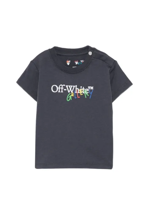Off-White Kids logo-print cotton T-shirt