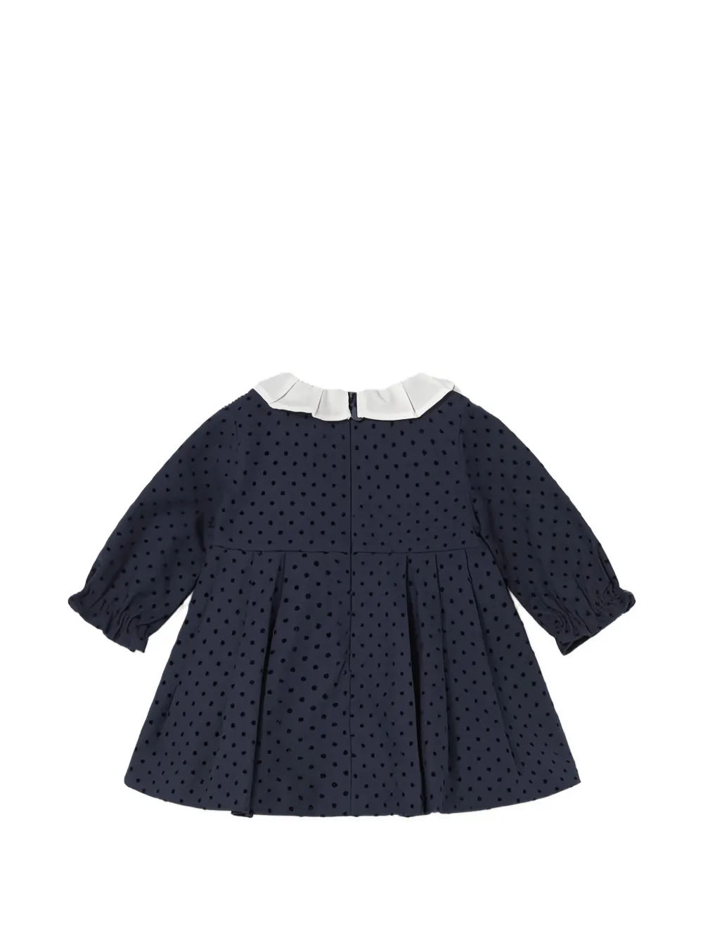 Mayoral Gesmockte jurk met stippen Blauw
