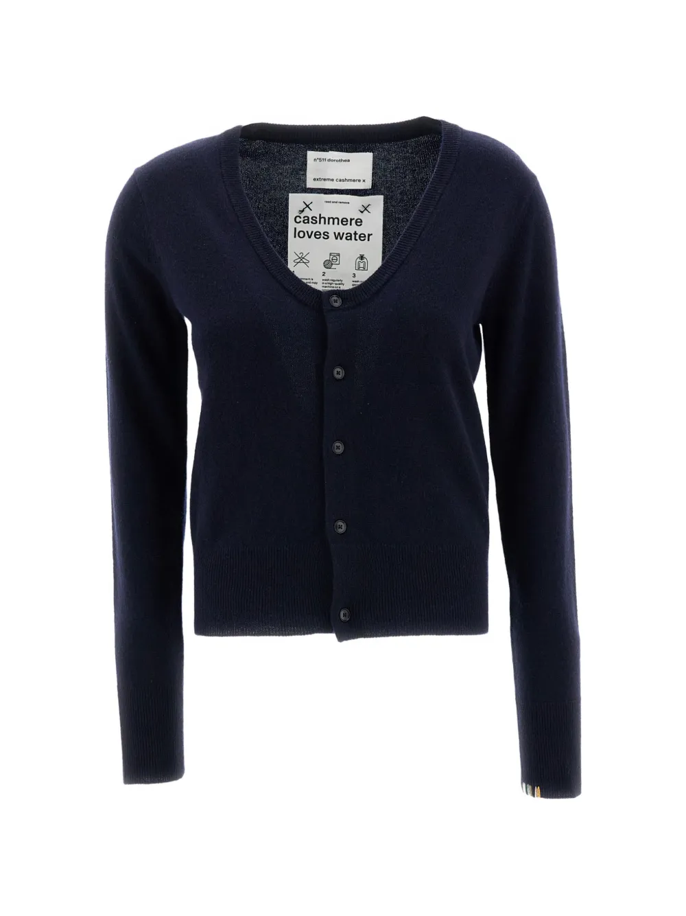 Extreme cashmere Dorothea cashmere cardigan Blauw