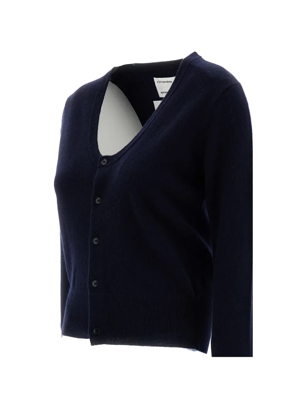extreme cashmere Dorothea cashmere cardigan Blauw