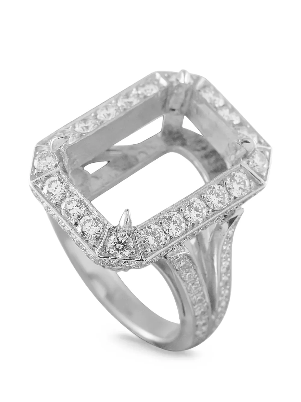 LB Exclusive Halo Ring mit Diamanten - Silber