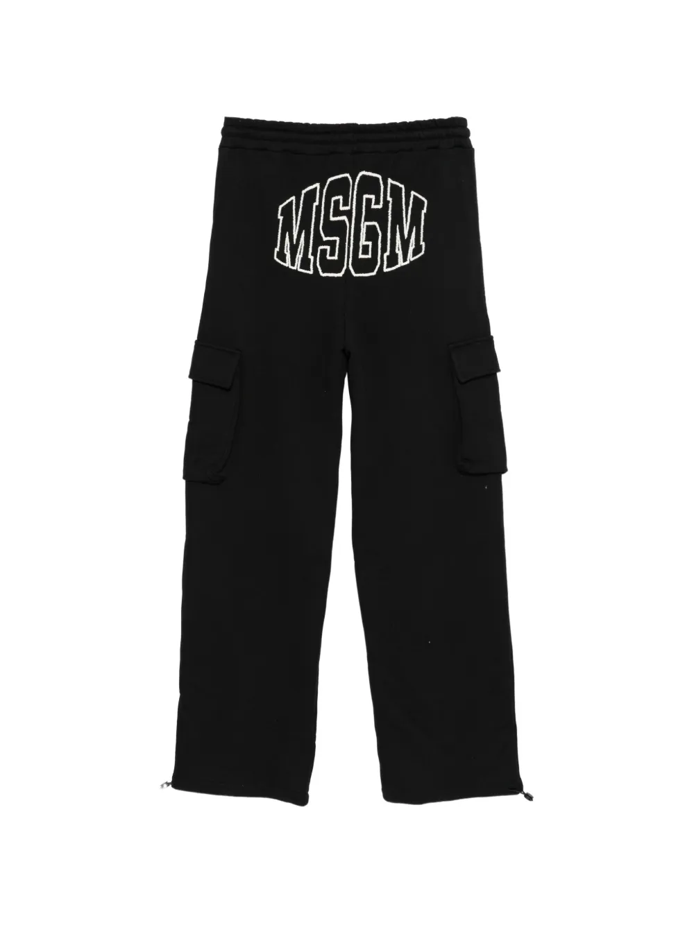 MSGM Kids logo-print track pants Zwart