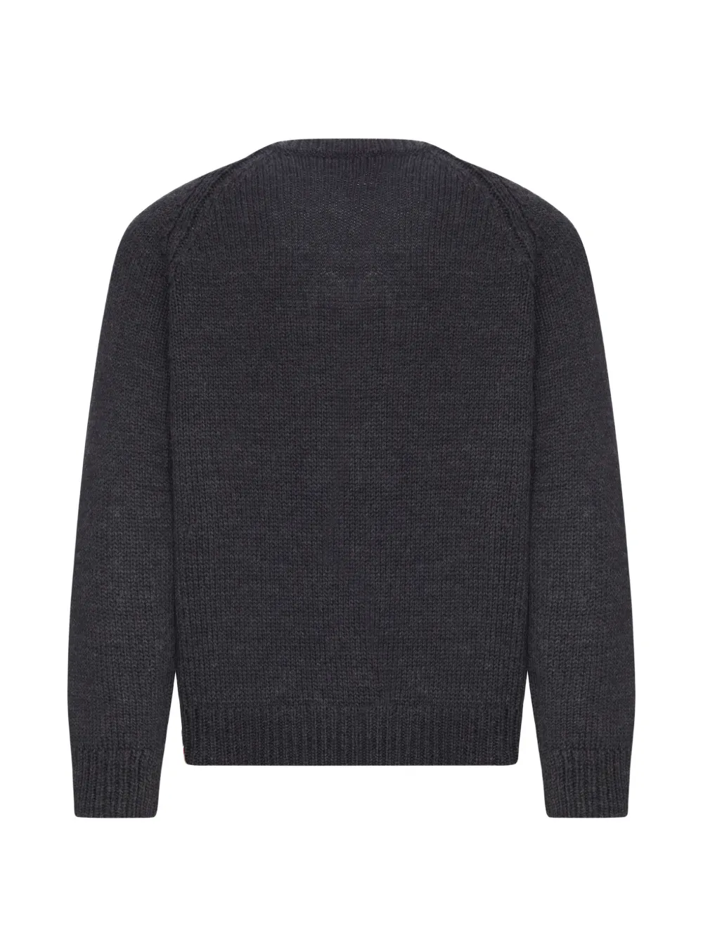 OUR LEGACY Shore Henley raglan-sleeve sweater Grijs