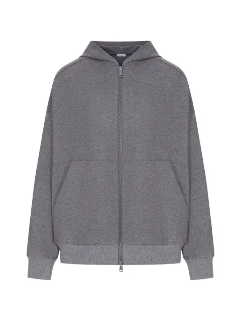 Brunello Cucinelli sudadera con capucha y cuentas