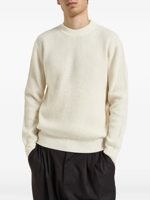 Les Deux Gerippter Pullover mit Rundhalsausschnitt