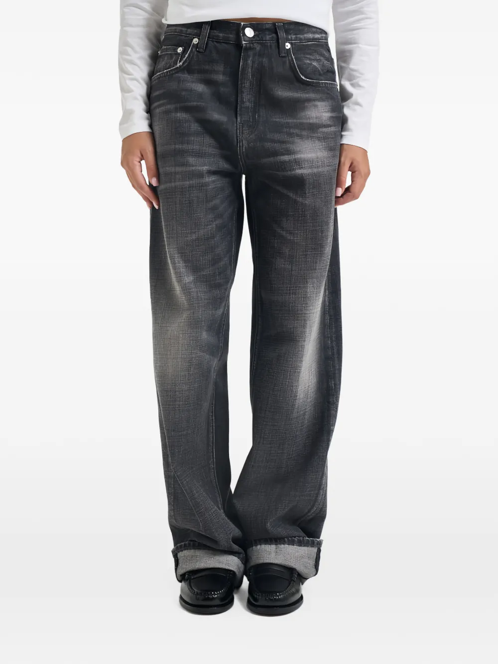 Haikure Bonnie faded-effect jeans - Grau