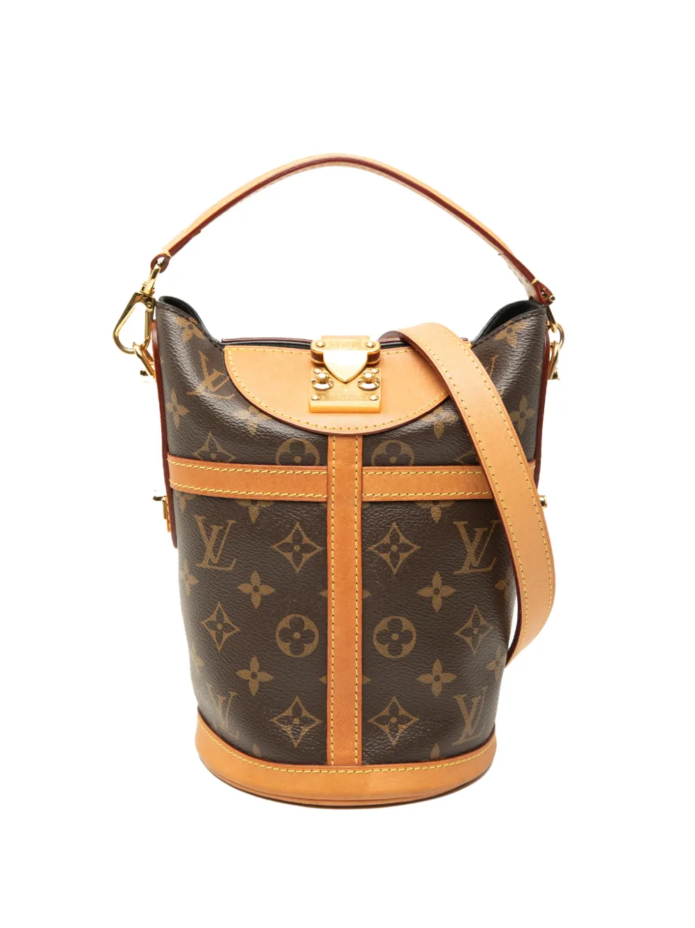 Louis Vuitton Pre-Owned 2019 Monogram Duffle Beuteltasche - Braun