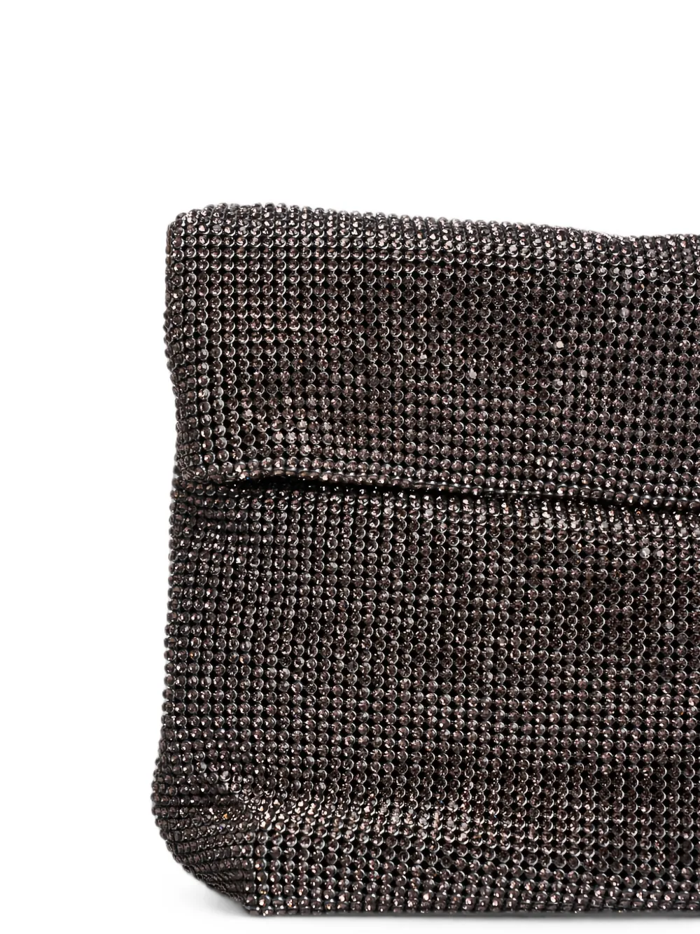TWENTY FOURHAITCH Varadero clutch verfraaid met kristallen Grijs