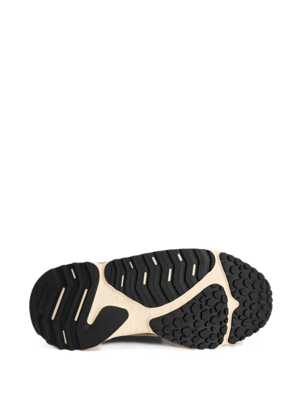 FLOWER MOUNTAIN Yamano 3 perforated panelled sneakers Beige