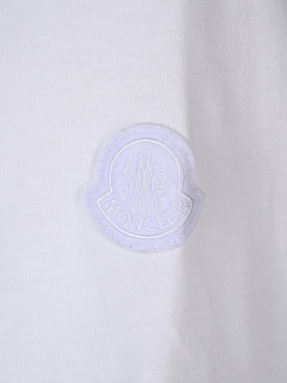 Moncler logo-print T-shirt Wit