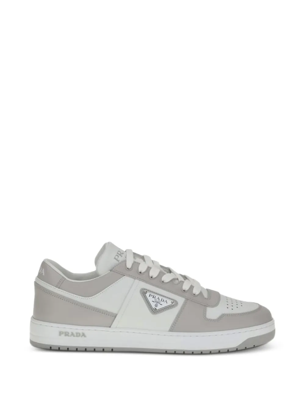 Prada baskets Downtown en cuir - Blanc