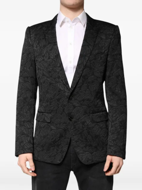 Dolce & Gabbana Martini floral-brocade blazer