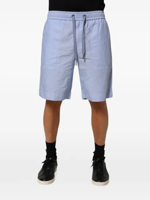 Dolce & Gabbana drawstring linen shorts