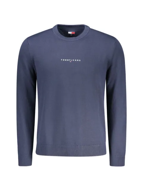 Tommy Jeans logo-embroidered crew-neck sweater