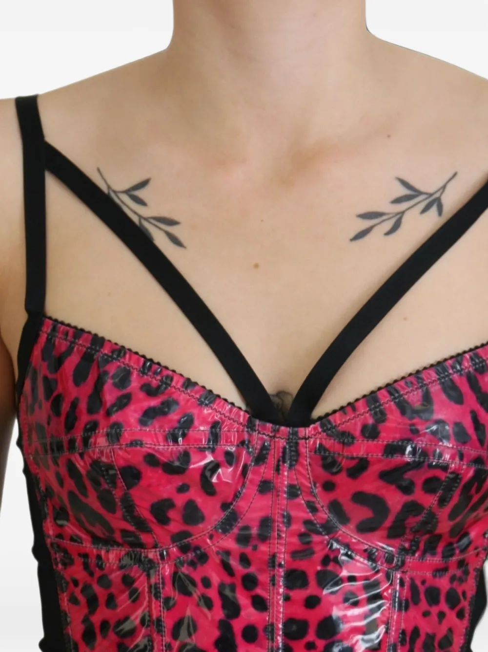 Dolce & Gabbana Top met luipaardprint Roze