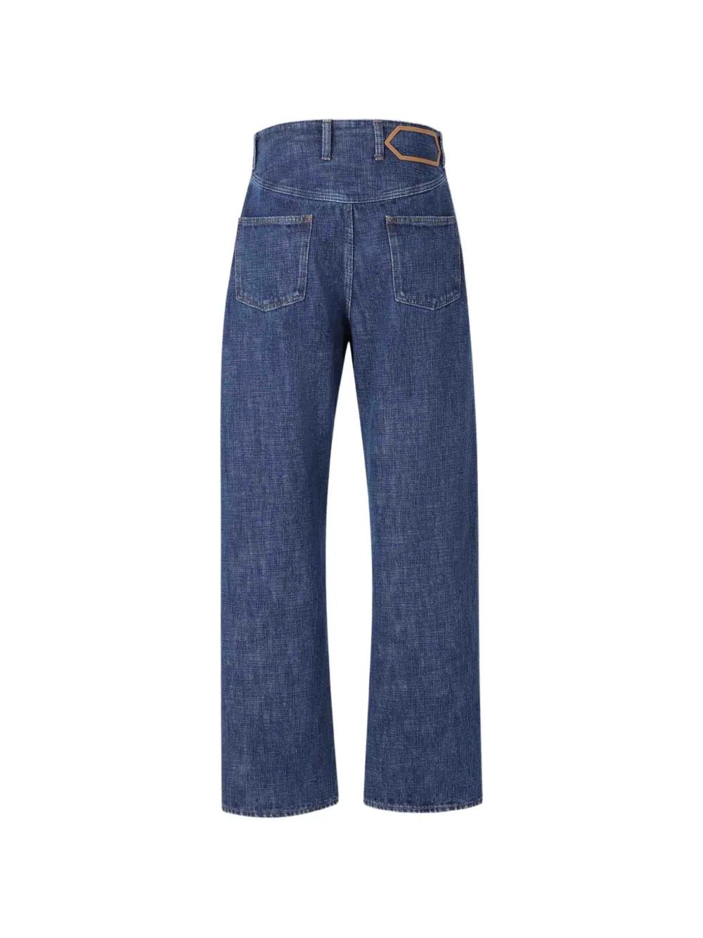 Jacquemus The de-Nîmes Tempo denim broek Blauw