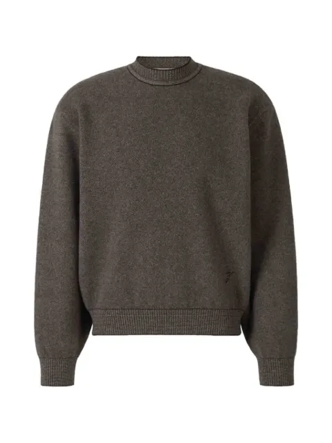 Jacquemus logo-embroidered ribbed-trim sweater