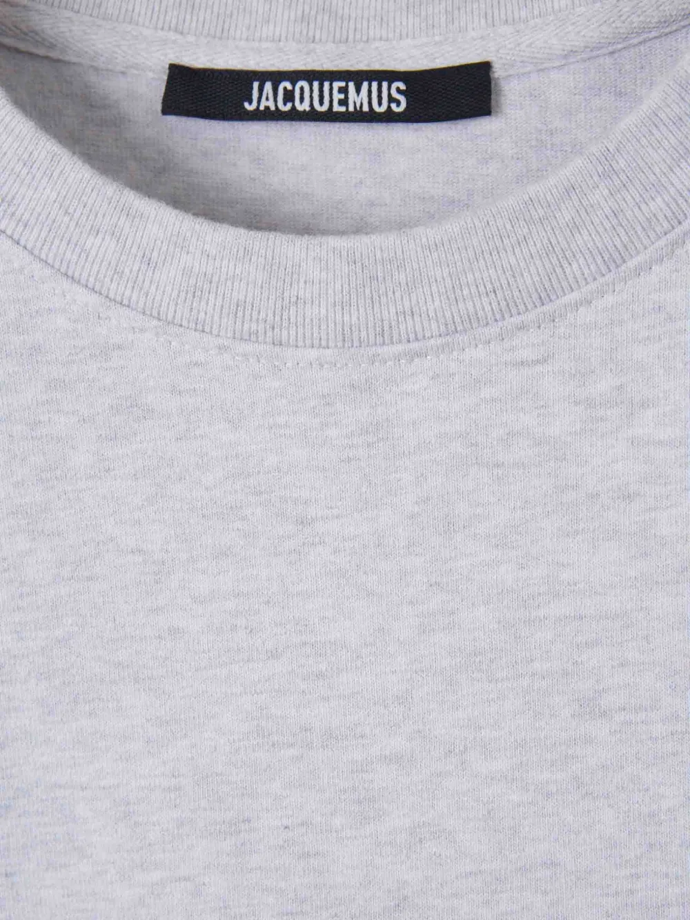 Jacquemus logo-patch T-shirt Grijs