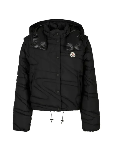 Moncler quilted hooded jacket