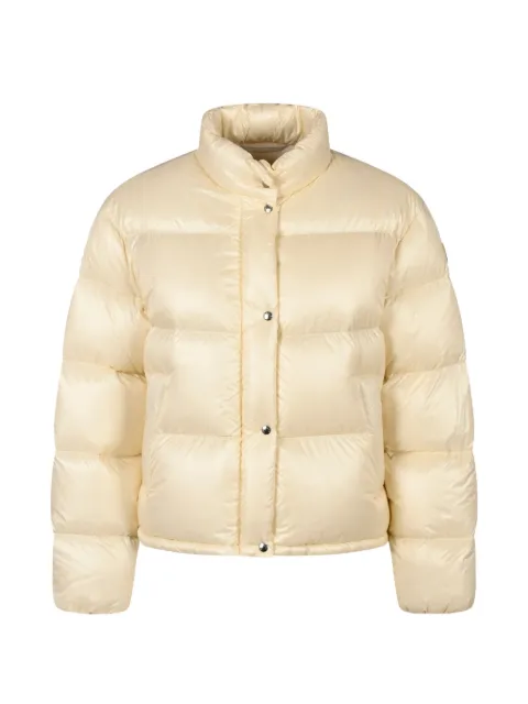 Moncler quilted logo-patch jacket