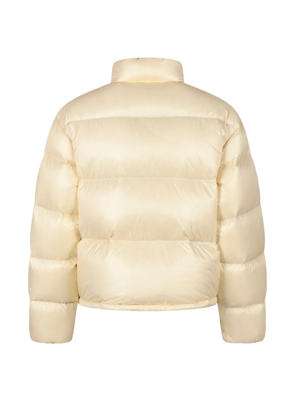 Moncler Gewatteerd jack met logopatch Beige