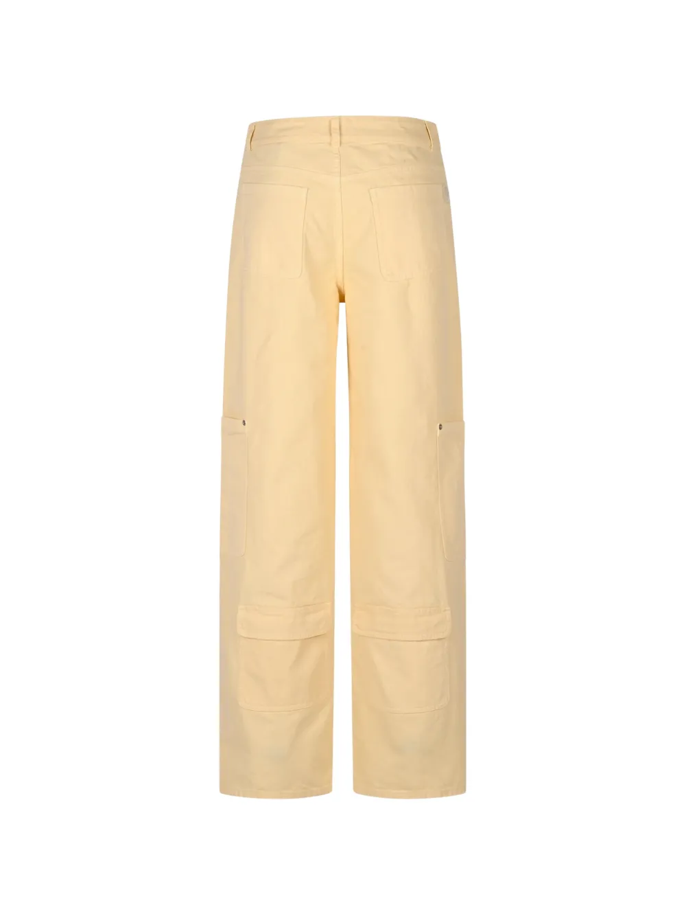 Moncler Canvas cargo broek Geel