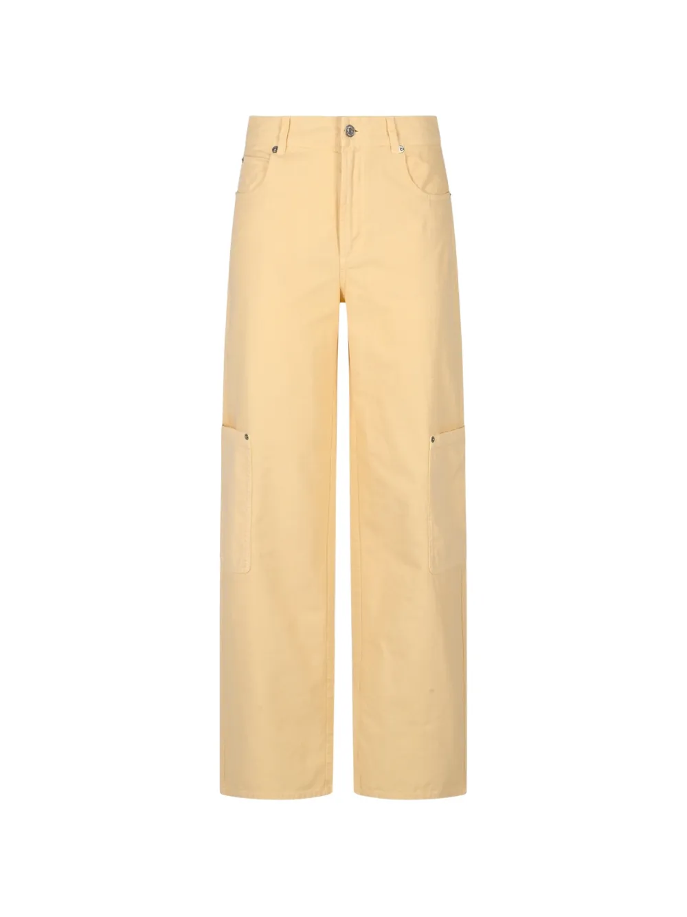 Moncler Canvas cargo broek Geel