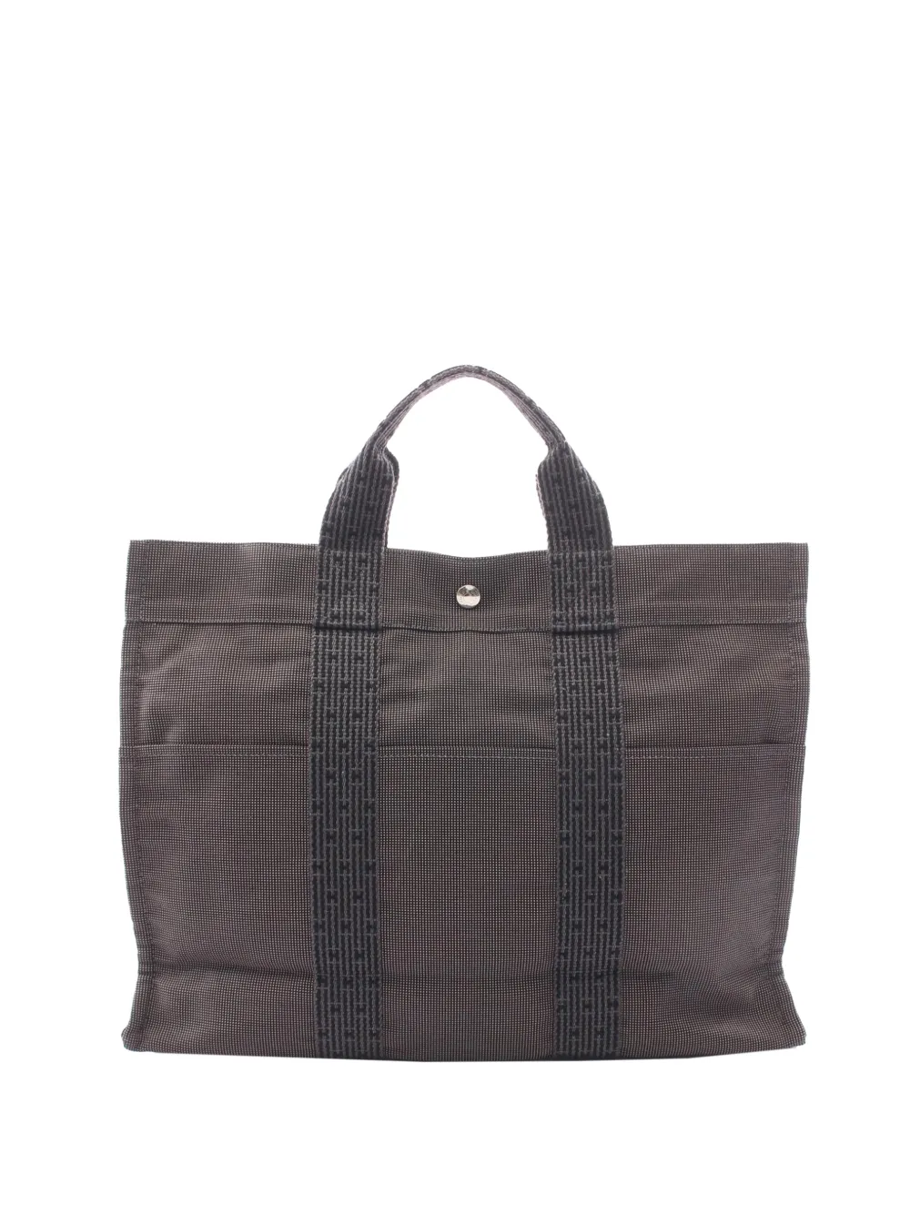Hermès Pre-Owned 1990-2010 Canvas Herline MM tote bag - Grigio