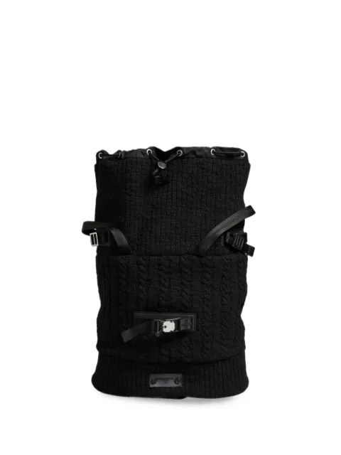 Dolce & Gabbana cable-knit backpack