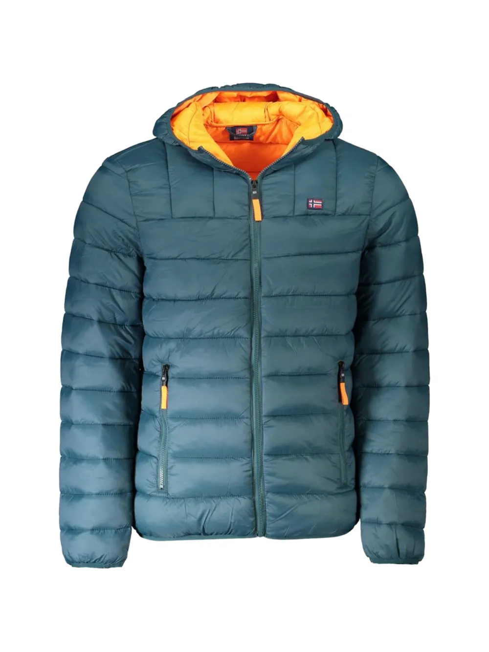 Norwegian Rain quilted hooded jacket